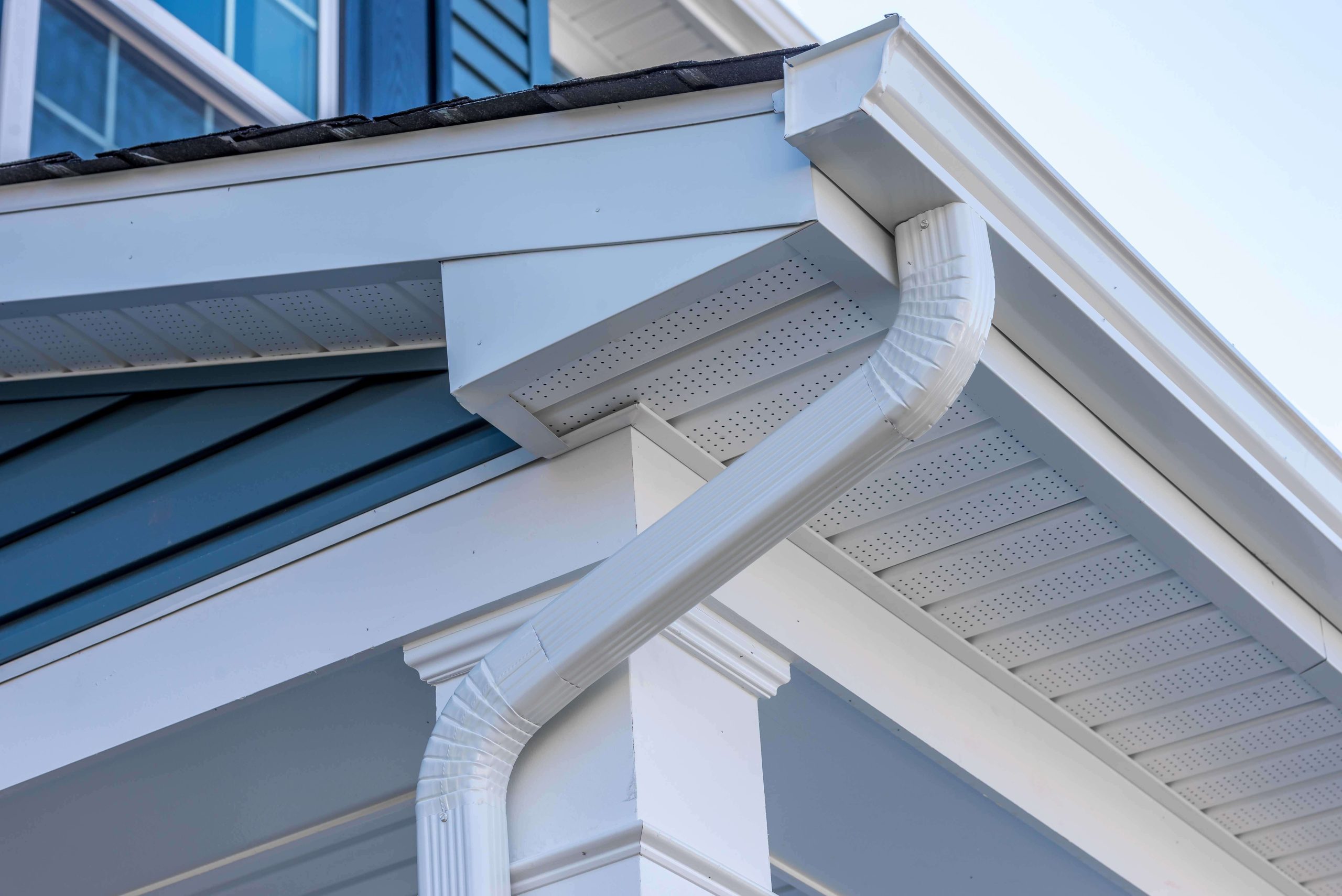 Cheap and durable vinyl gutters installation in Greensboro