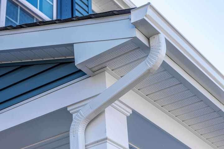 Cheap and durable vinyl gutters installation in Greensboro